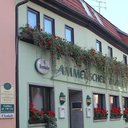 Ammerscher Bahnhof Hotell Mühlhausen Eksteriør bilde